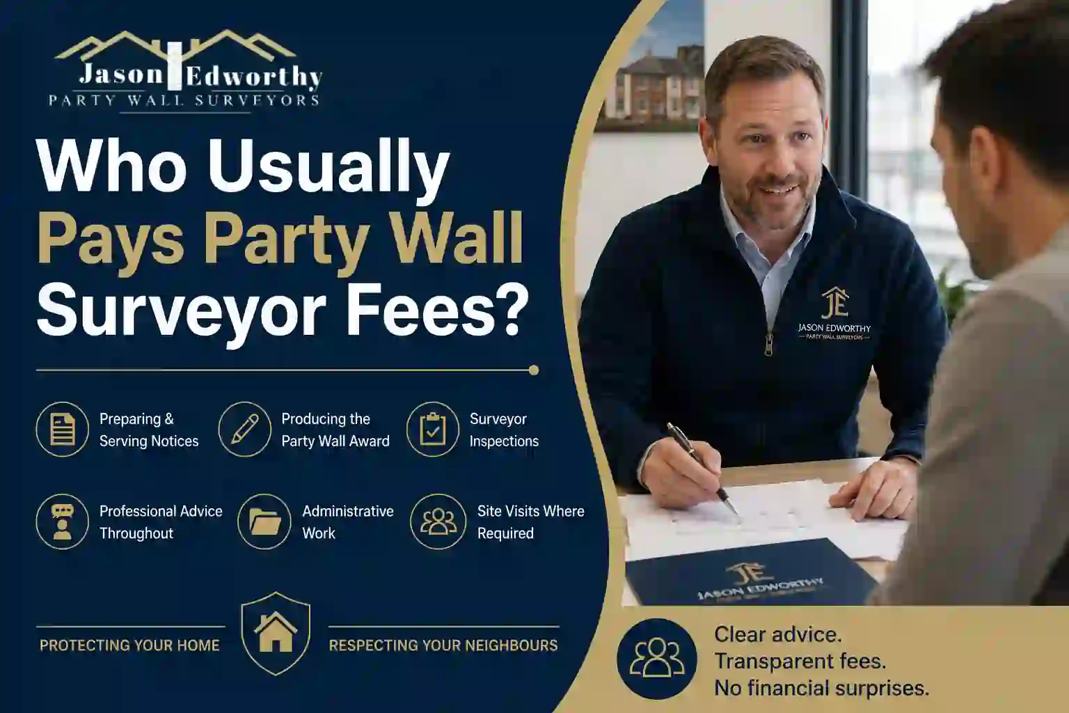 Who Usually Pays Party Wall Surveyor Fees Nuneaton?